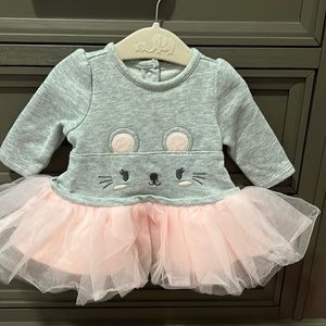 Mouse dress with tutu. Size 0-3m